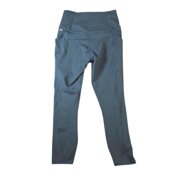 Fabletics High-Waisted, With Side Pockets Gray/Blue Leggings XS - Picture 7 of 9